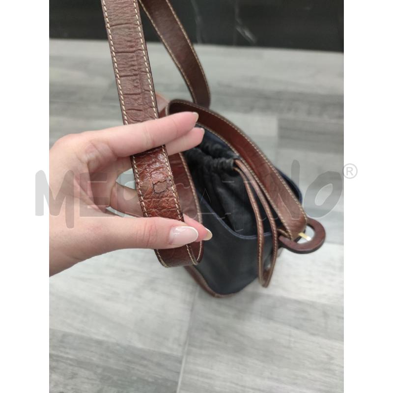 TRACOLLINA DONNA THE B RIDGE BLU MARRONE STAMPA COCCO  | Mercatino dell'Usato Settimo torinese 3