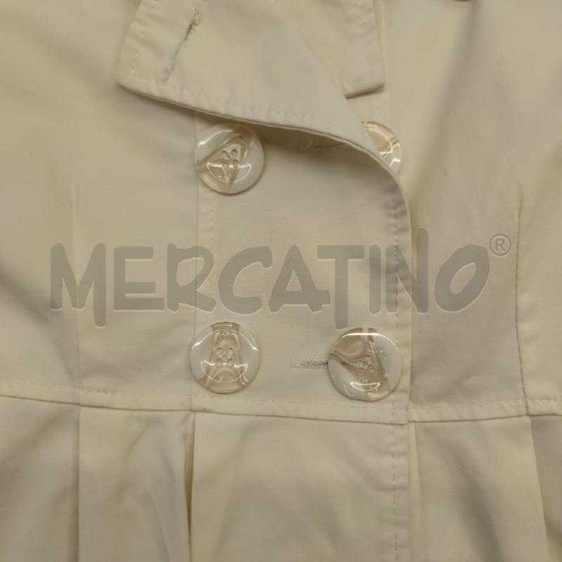 TRENCH DONNA BIANCO ZUIKI TASCHE  | Mercatino dell'Usato Settimo torinese 4