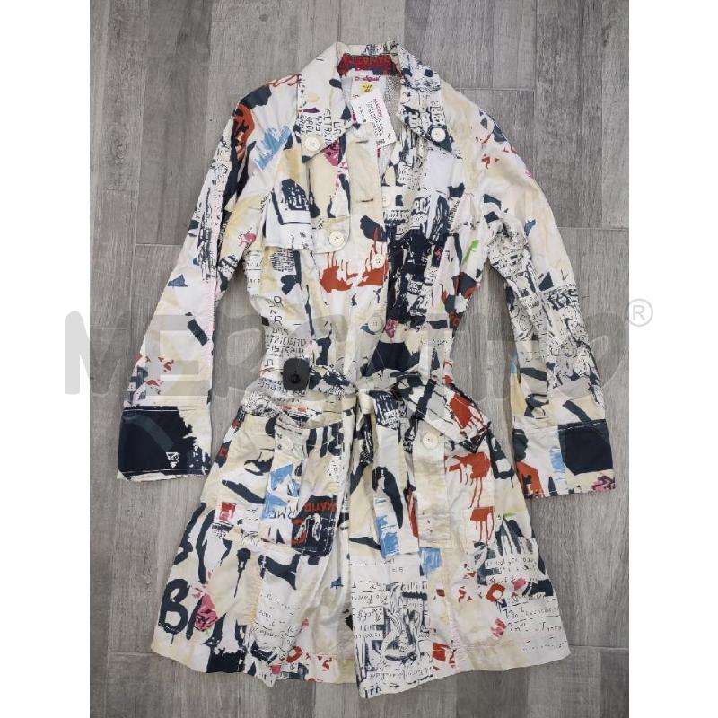 TRENCH DONNA DESIGUAL BIANCA FANTASIA | Mercatino dell'Usato Settimo torinese 1