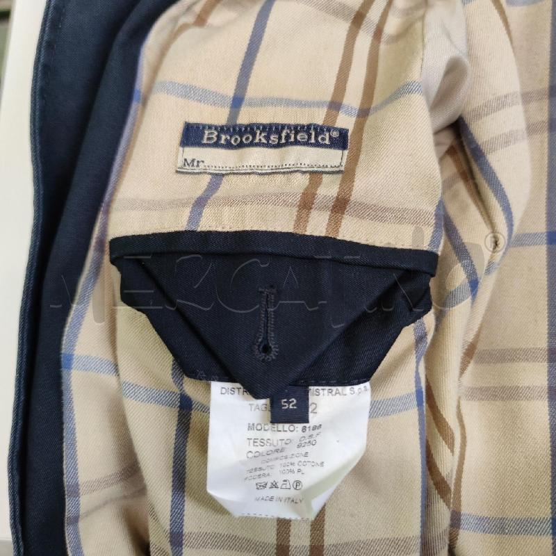 TRENCH UOMO BROOKSFIELD BLU NOTTE  | Mercatino dell'Usato Settimo torinese 4