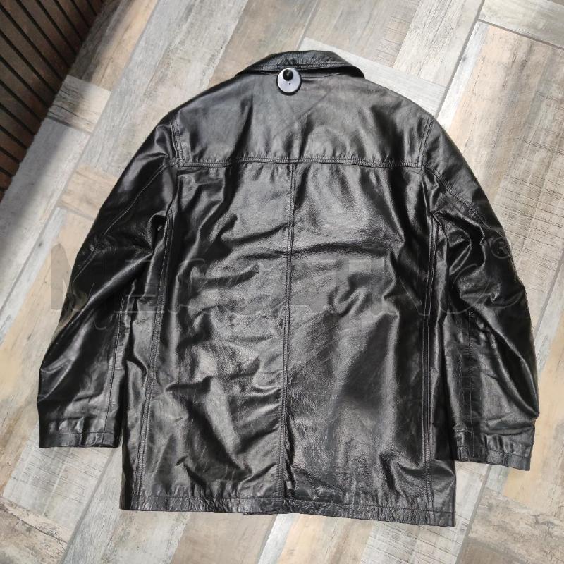 TRENCH UOMO PELLE NERA VERSACE JEANS COUTURE DOPPIOPETTO | Mercatino dell'Usato Settimo torinese 2