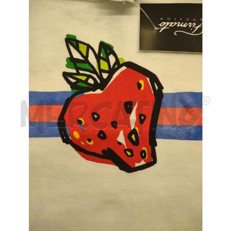 T SHIRT BAMBINO GUCCI BIANCA FRAGOLA | Mercatino dell'Usato Settimo torinese 3