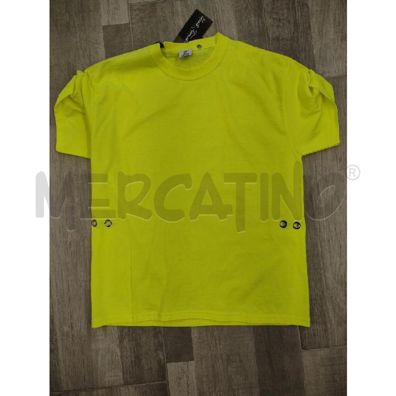 T SHIRT DONNA GIL SANTUCCI GIALLA FLUO ZIP  | Mercatino dell'Usato Settimo torinese 1