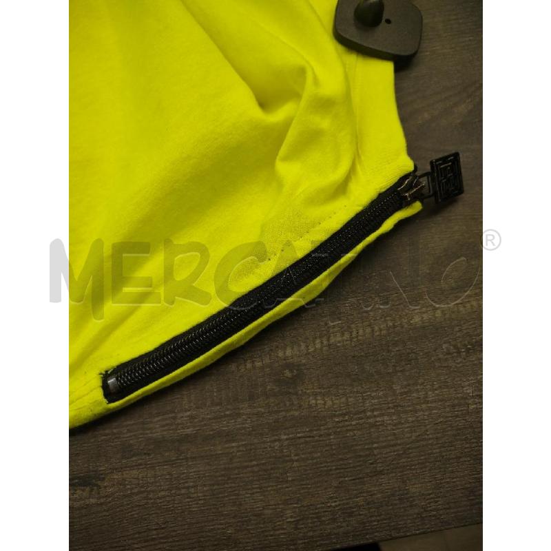 T SHIRT DONNA GIL SANTUCCI GIALLA FLUO ZIP  | Mercatino dell'Usato Settimo torinese 3