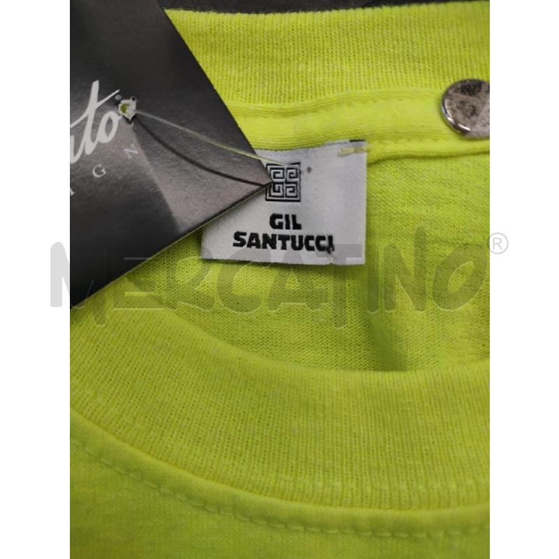 T SHIRT DONNA GIL SANTUCCI GIALLA FLUO ZIP  | Mercatino dell'Usato Settimo torinese 4