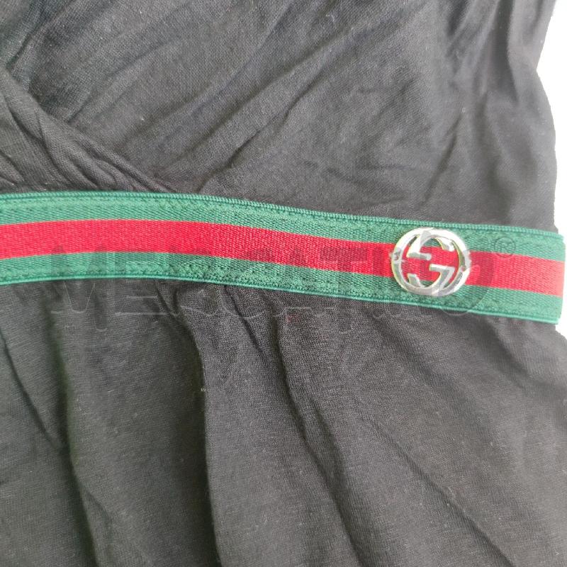 T SHIRT DONNA GUCCI NERA BANDA ROSSA VERDE  | Mercatino dell'Usato Settimo torinese 4