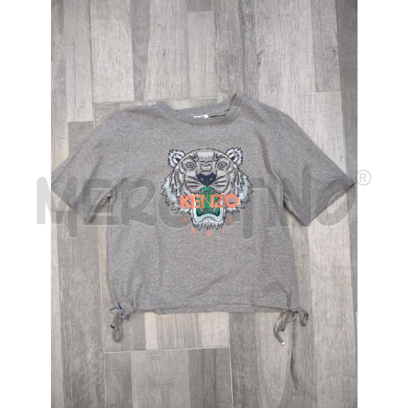 T SHIRT DONNA KENZO GRIGIA TIGRE | Mercatino dell'Usato Settimo torinese 1