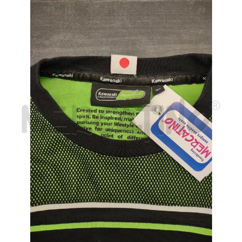 T SHIRT UOMO NERE VERDI KAWASAKI  | Mercatino dell'Usato Settimo torinese 3
