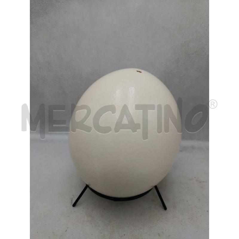 UOVO BIANCO CON BASE METALLO | Mercatino dell'Usato Settimo torinese 1