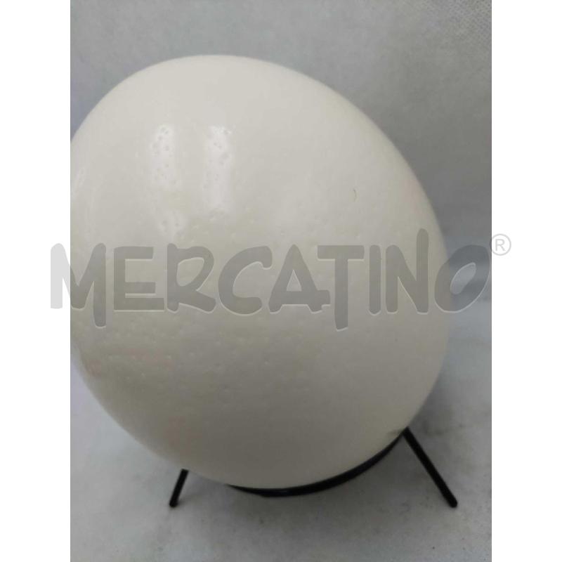 UOVO BIANCO CON BASE METALLO | Mercatino dell'Usato Settimo torinese 3