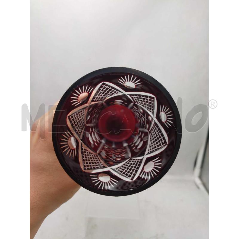 VASO BOEMIA ROSSO RUBINO | Mercatino dell'Usato Settimo torinese 3
