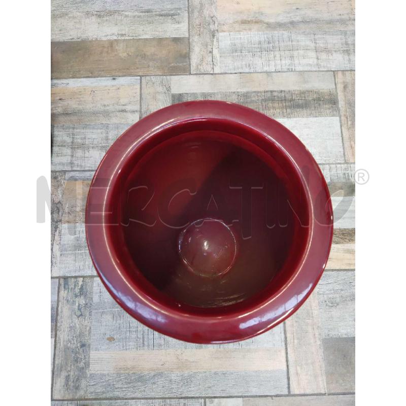 VASO CERAMICA ROSSO MAR | Mercatino dell'Usato Settimo torinese 2