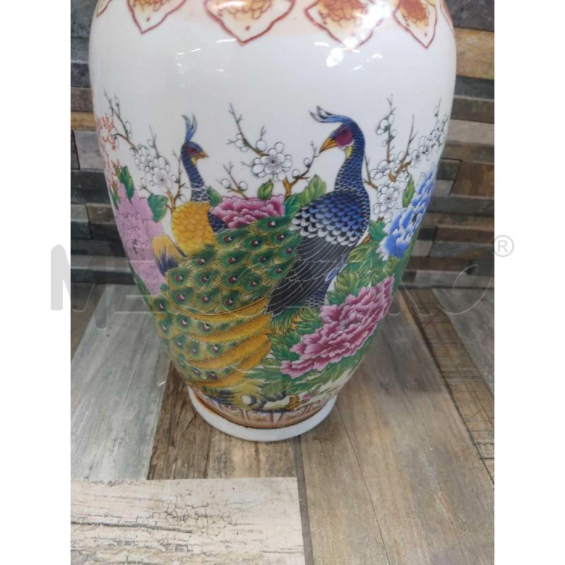 VASO CINESE PORCELLANA 47CM DECORATO | Mercatino dell'Usato Settimo torinese 3
