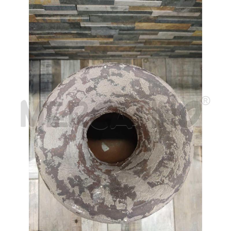 VASO COCCIO GRANDE MARRONE NERA E GIALLO | Mercatino dell'Usato Settimo torinese 2