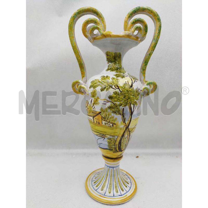 VASO CON MANICI PAESAGGIO ALBERI FAMA | Mercatino dell'Usato Settimo torinese 1