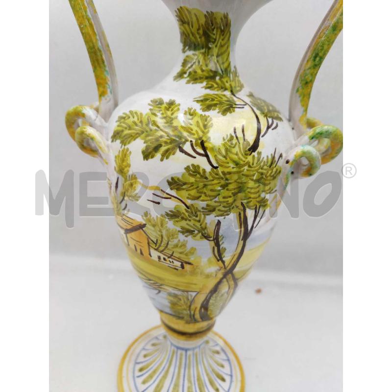 VASO CON MANICI PAESAGGIO ALBERI FAMA | Mercatino dell'Usato Settimo torinese 2