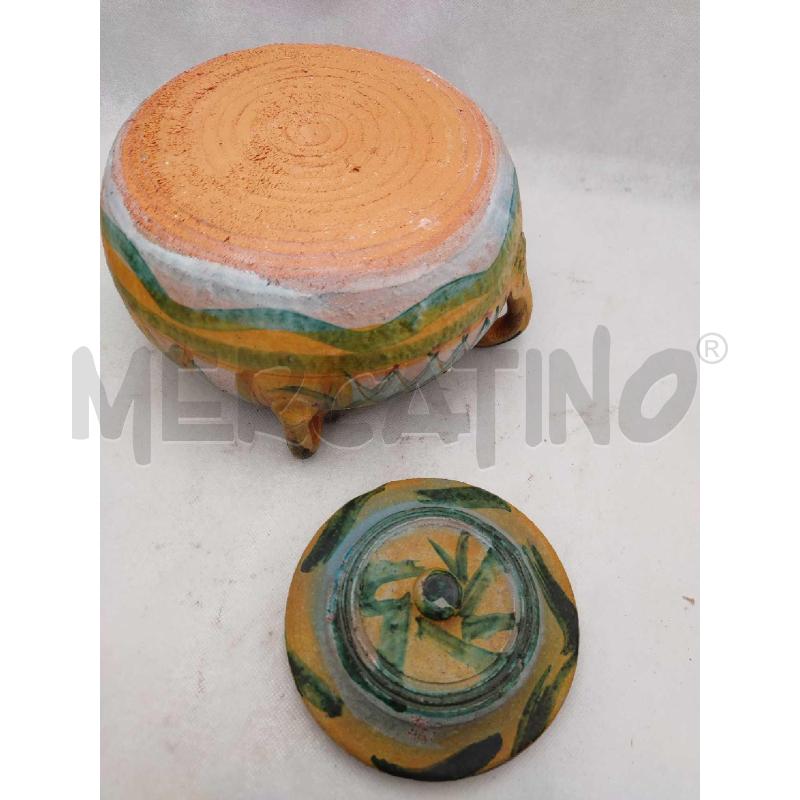 VASO IN TERRACOTTA CON COPERCHIO CASTELLAMONTE ARTISTICA  | Mercatino dell'Usato Settimo torinese 3