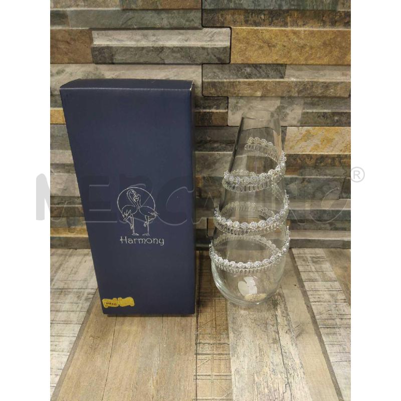 VASO VETRO HARMONY CON SCATOLA BLU  | Mercatino dell'Usato Settimo torinese 1