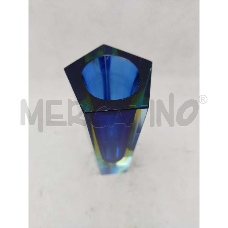 VASO VETRO MURANO AZZURRO E BLU | Mercatino dell'Usato Settimo torinese 2