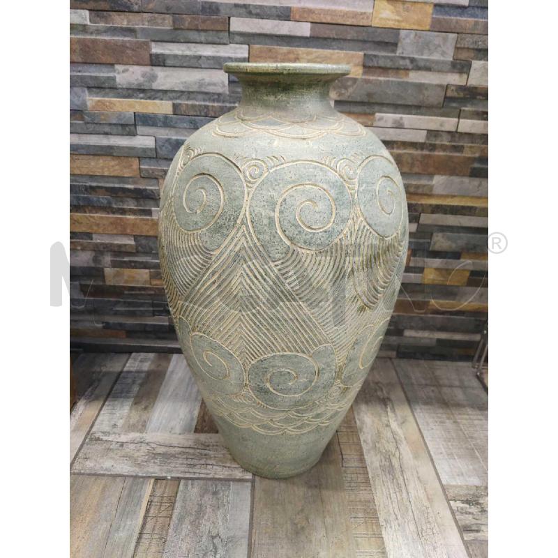 VASO  COCCIO VERDE FATTO MANO | Mercatino dell'Usato Settimo torinese 1
