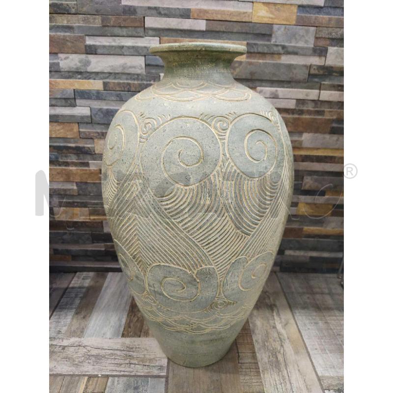 VASO  COCCIO VERDE FATTO MANO | Mercatino dell'Usato Settimo torinese 2