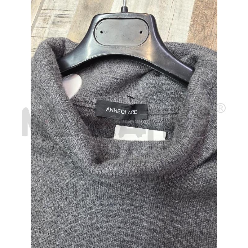 VESTITO ANNECLAIRE MISTO LANA SETA E CACHEMIRE MEZZA MANICA COLLO ALTO | Mercatino dell'Usato Settimo torinese 3