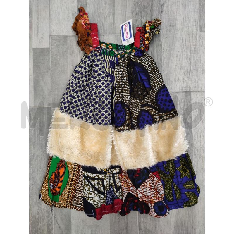VESTITO BAMBINA AFRICANO FANTASIA FATTO A MANO | Mercatino dell'Usato Settimo torinese 1
