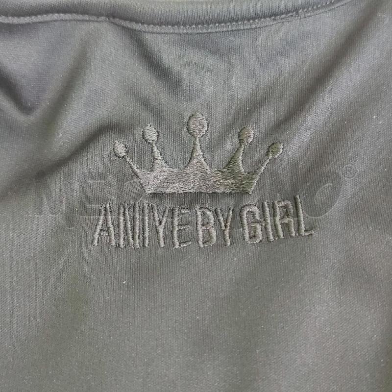 VESTITO BAMBINA ANIYE BY GIRL NERO BALZE LUREX DORATO | Mercatino dell'Usato Settimo torinese 3