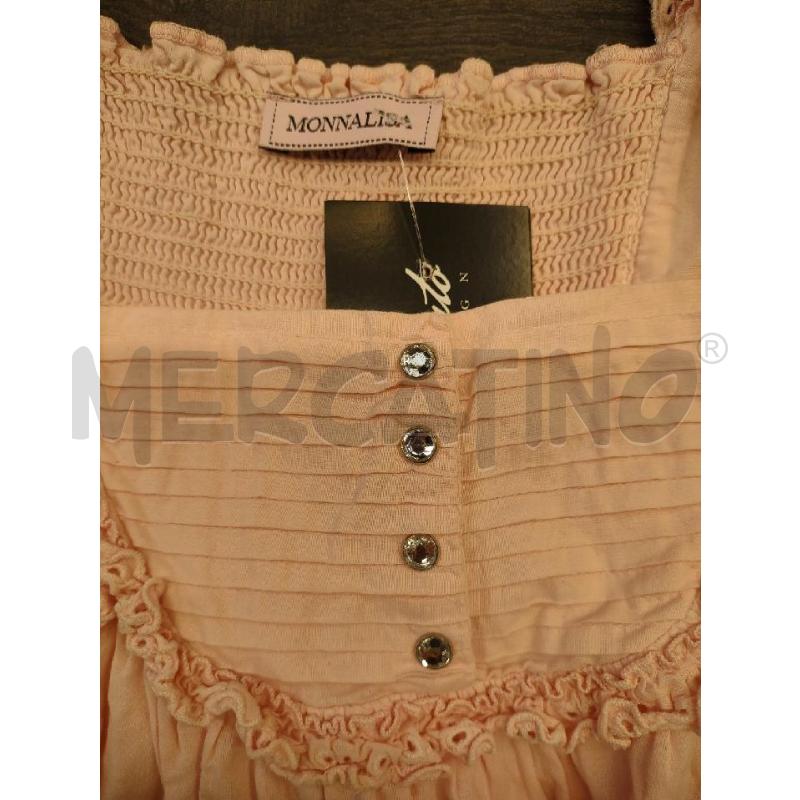 VESTITO BAMBINA MONNALISA ROSA ROUGE | Mercatino dell'Usato Settimo torinese 3