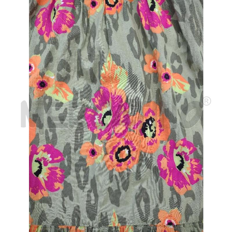VESTITO BAMBINA PALOMINO VERDONE FIORI ARANCIO | Mercatino dell'Usato Settimo torinese 3
