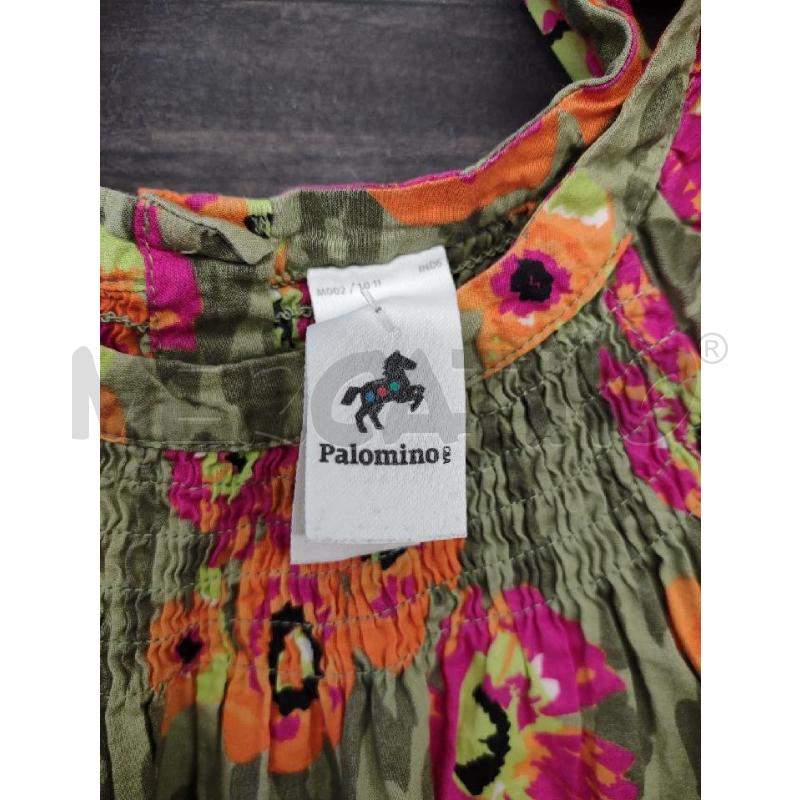 VESTITO BAMBINA PALOMINO VERDONE FIORI ARANCIO | Mercatino dell'Usato Settimo torinese 4
