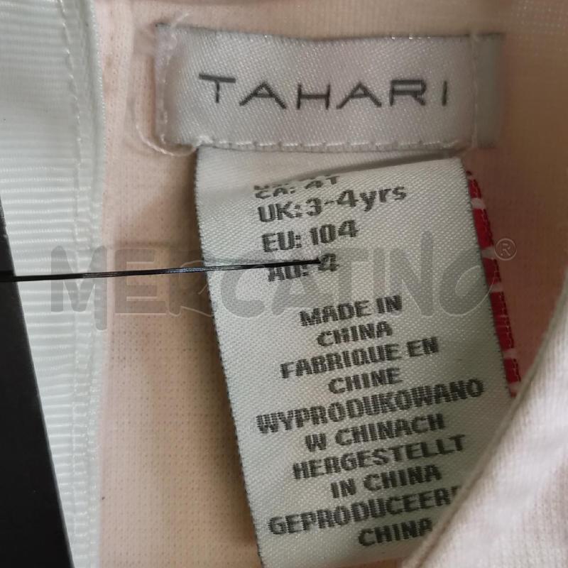 VESTITO BAMBINOA TAHARI ROSINO POIS LUREX | Mercatino dell'Usato Settimo torinese 3