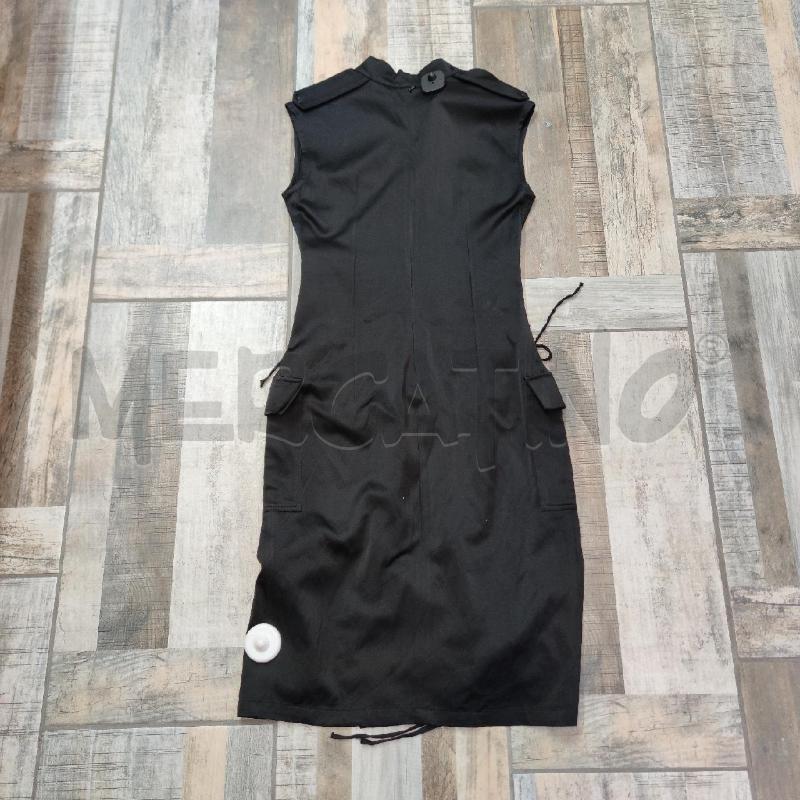 VESTITO CASTELLANI NERO RASO LACCI INCROCIO LATERALI | Mercatino dell'Usato Settimo torinese 2