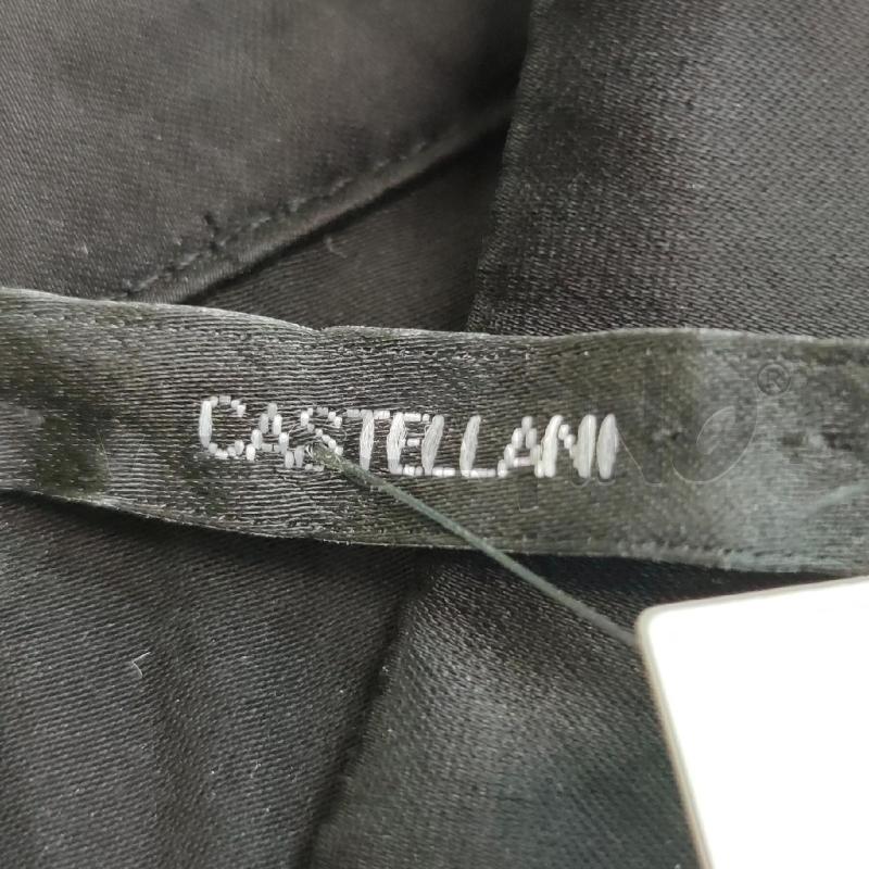 VESTITO CASTELLANI NERO RASO LACCI INCROCIO LATERALI | Mercatino dell'Usato Settimo torinese 3