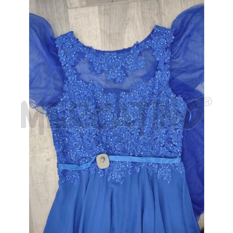 VESTITO CERIMONIA PUNTOZERO BLU TULLE STRASS | Mercatino dell'Usato Settimo torinese 2