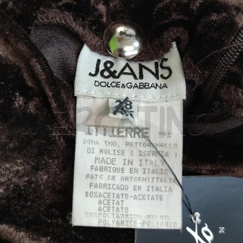 VESTITO CINIGLIA DOLCE&GABBANA JEANS MARRONE  | Mercatino dell'Usato Settimo torinese 3