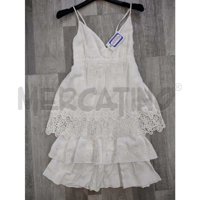 VESTITO DONNA ACCIAIO SAN GALLO BIANCO | Mercatino dell'Usato Settimo torinese 1