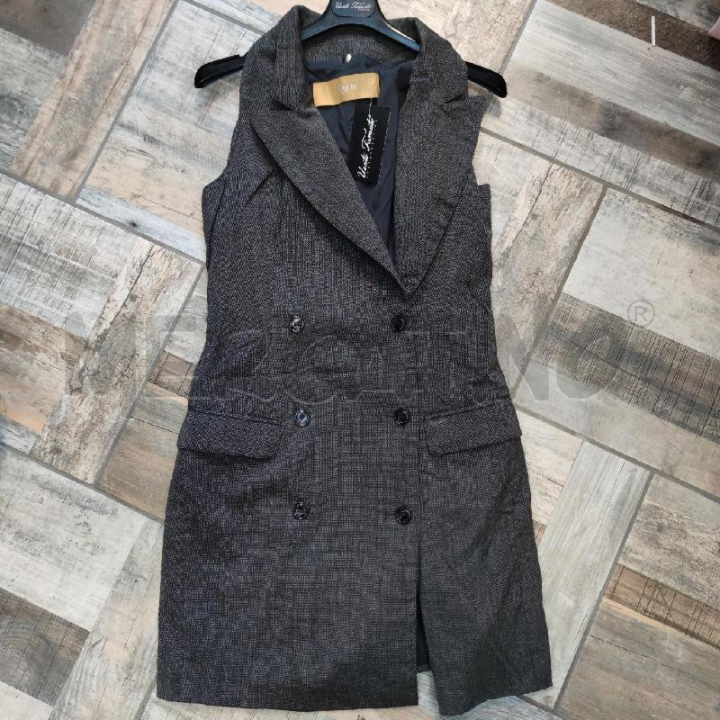 VESTITO DONNA ANIYE BY MISTO LANA DOPPIO PETTO GRIGIO FANTASIA MICRO SPIGATA CONDIZIONI OTTIME | Mercatino dell'Usato Settimo torinese 1