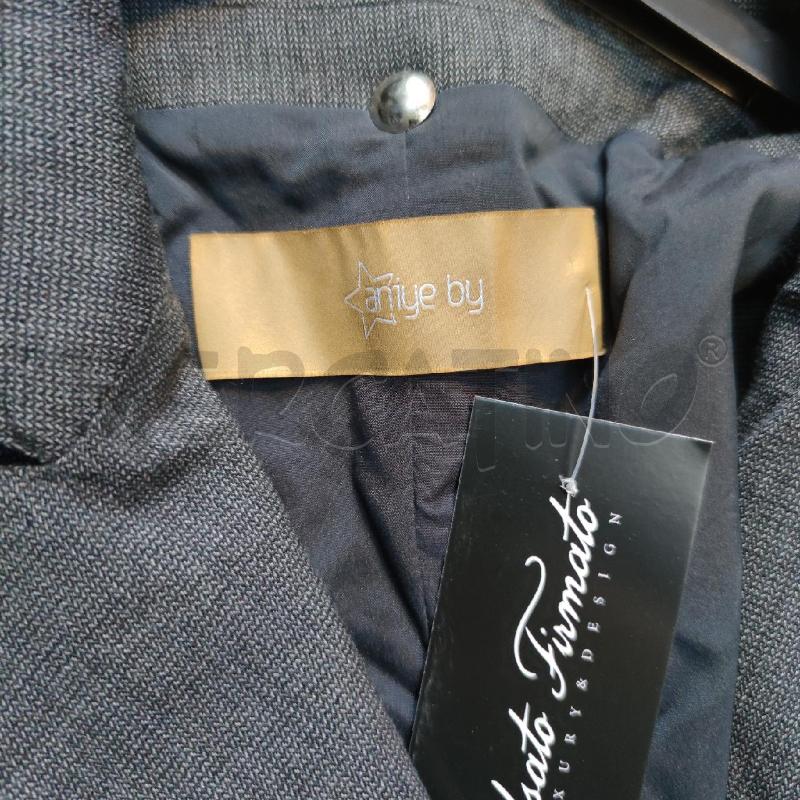 VESTITO DONNA ANIYE BY MISTO LANA DOPPIO PETTO GRIGIO FANTASIA MICRO SPIGATA CONDIZIONI OTTIME | Mercatino dell'Usato Settimo torinese 2