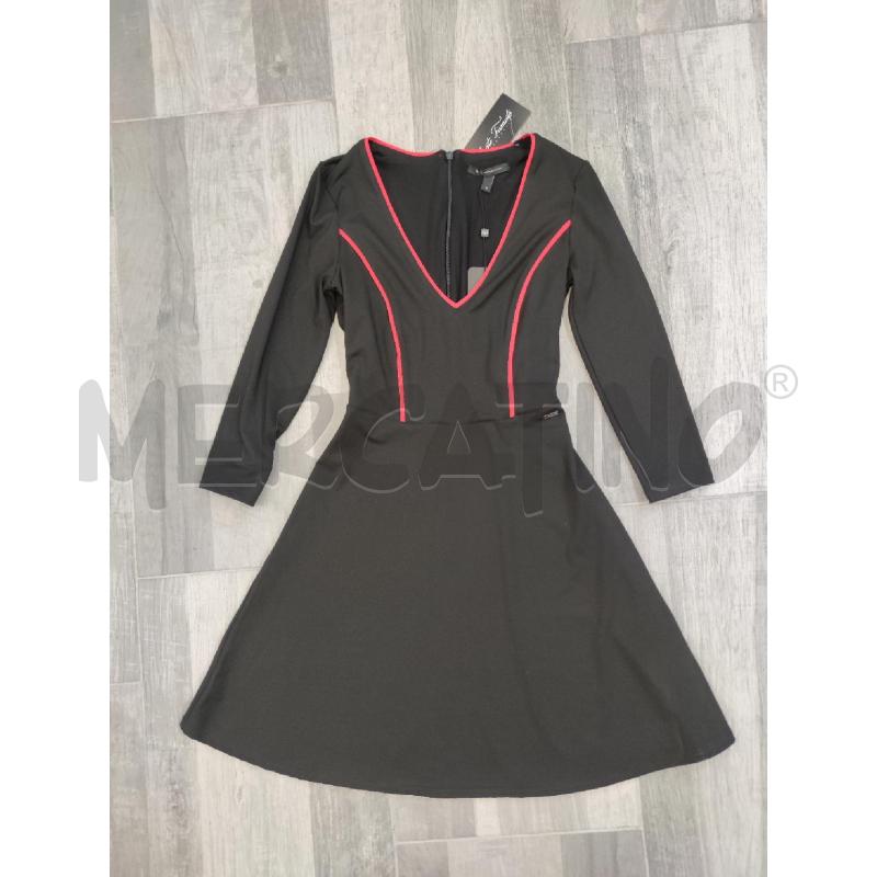 VESTITO DONNA ARMANI EXCHANGE NERO PROFILI FLUO | Mercatino dell'Usato Settimo torinese 1