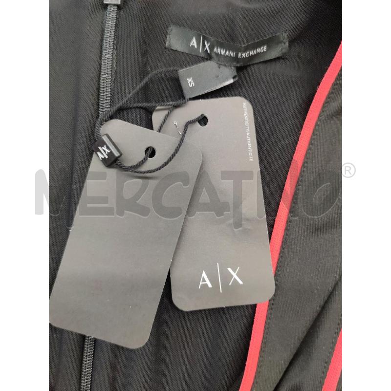 VESTITO DONNA ARMANI EXCHANGE NERO PROFILI FLUO | Mercatino dell'Usato Settimo torinese 3