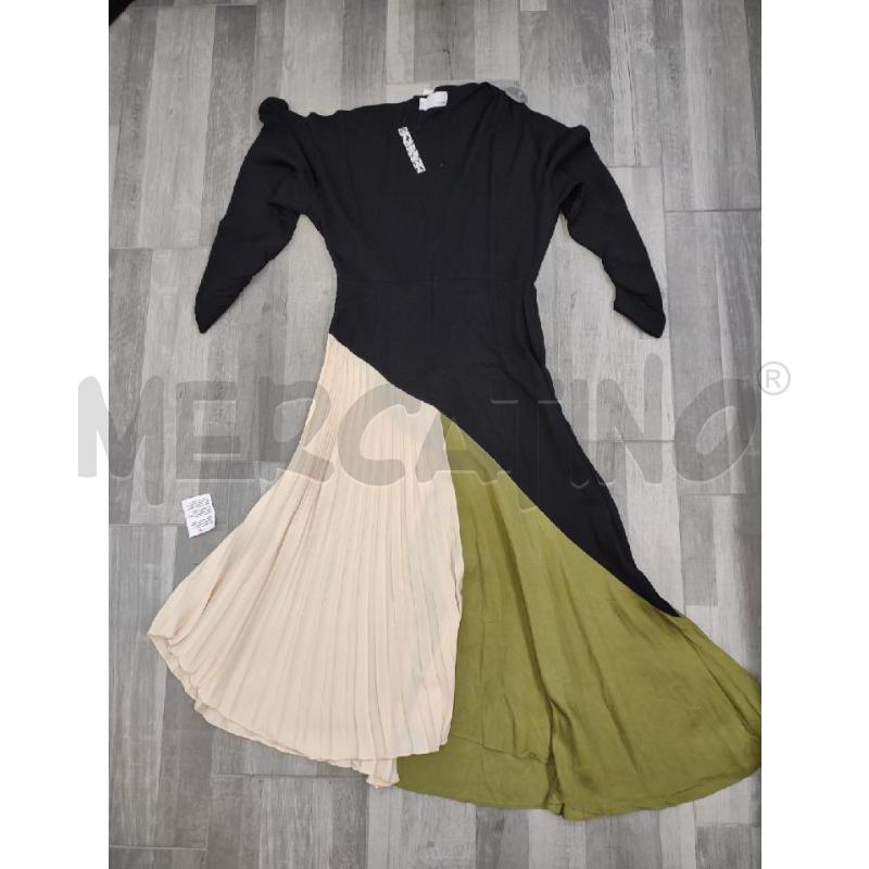 VESTITO DONNA ASOS NERO FONDO VERDE AVORIO | Mercatino dell'Usato Settimo torinese 2