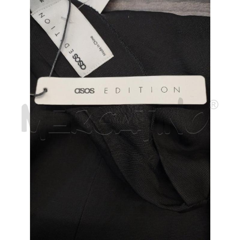 VESTITO DONNA ASOS NERO FONDO VERDE AVORIO | Mercatino dell'Usato Settimo torinese 4