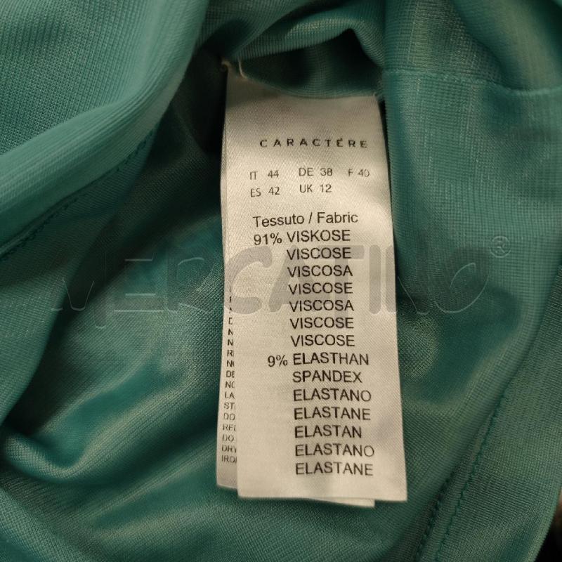 VESTITO DONNA CARACTERE AZZURRO MOTIVO ONDULATO | Mercatino dell'Usato Settimo torinese 4