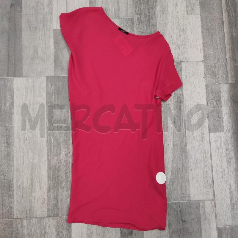 VESTITO DONNA CARLA G MISTO SETA FUCSIA | Mercatino dell'Usato Settimo torinese 1