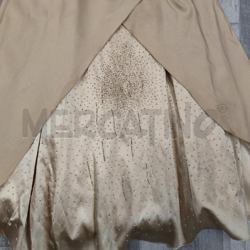 VESTITO DONNA CERIMONIA LISSA DORATO PERLINE | Mercatino dell'Usato Settimo torinese 2
