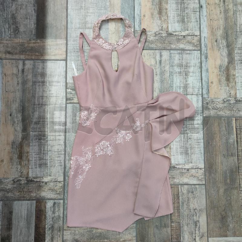 VESTITO DONNA CERIMONIA SILVIAMO ROSA ANTICO PIZZO  | Mercatino dell'Usato Settimo torinese 1