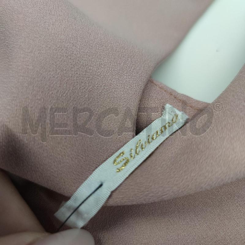 VESTITO DONNA CERIMONIA SILVIAMO ROSA ANTICO PIZZO  | Mercatino dell'Usato Settimo torinese 4