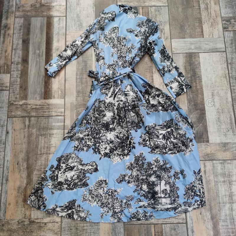 VESTITO DONNA CHEMISIER ZARA AZZURRO LUNGO NUOVO | Mercatino dell'Usato Settimo torinese 2