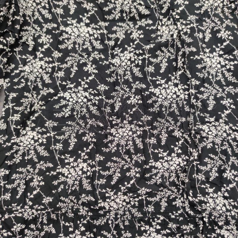 VESTITO DONNA COMPTOIR DES COTONNIERS NERO FIORELLINI | Mercatino dell'Usato Settimo torinese 4